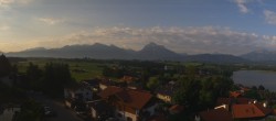 Archiv Foto Webcam Hopfensee - Blick Richtung Schloss Neuschwanstein 06:00
