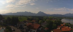 Archiv Foto Webcam Hopfensee - Blick Richtung Schloss Neuschwanstein 07:00