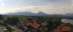 Archiv Foto Webcam Hopfensee - Blick Richtung Schloss Neuschwanstein 09:00