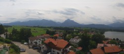 Archiv Foto Webcam Hopfensee - Blick Richtung Schloss Neuschwanstein 11:00