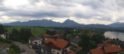 Archiv Foto Webcam Hopfensee - Blick Richtung Schloss Neuschwanstein 07:00