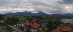 Archiv Foto Webcam Hopfensee - Blick Richtung Schloss Neuschwanstein 15:00