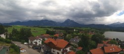 Archiv Foto Webcam Hopfensee - Blick Richtung Schloss Neuschwanstein 13:00