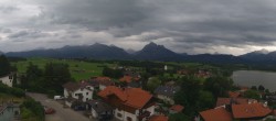 Archiv Foto Webcam Hopfensee - Blick Richtung Schloss Neuschwanstein 17:00