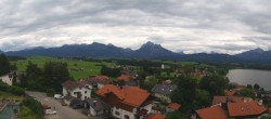Archiv Foto Webcam Hopfensee - Blick Richtung Schloss Neuschwanstein 15:00