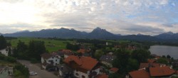 Archiv Foto Webcam Hopfensee - Blick Richtung Schloss Neuschwanstein 06:00