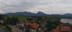 Archiv Foto Webcam Hopfensee - Blick Richtung Schloss Neuschwanstein 07:00