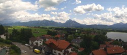 Archiv Foto Webcam Hopfensee - Blick Richtung Schloss Neuschwanstein 13:00
