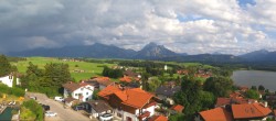 Archiv Foto Webcam Hopfensee - Blick Richtung Schloss Neuschwanstein 17:00