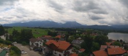 Archiv Foto Webcam Hopfensee - Blick Richtung Schloss Neuschwanstein 11:00
