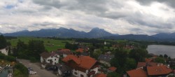 Archiv Foto Webcam Hopfensee - Blick Richtung Schloss Neuschwanstein 13:00