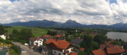 Archiv Foto Webcam Hopfensee - Blick Richtung Schloss Neuschwanstein 15:00