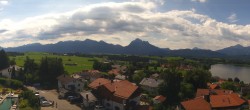 Archiv Foto Webcam Hopfensee - Blick Richtung Schloss Neuschwanstein 09:00