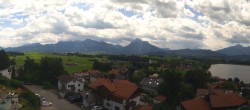 Archiv Foto Webcam Hopfensee - Blick Richtung Schloss Neuschwanstein 11:00