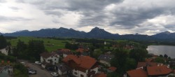 Archiv Foto Webcam Hopfensee - Blick Richtung Schloss Neuschwanstein 13:00