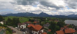 Archiv Foto Webcam Hopfensee - Blick Richtung Schloss Neuschwanstein 15:00
