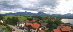 Archiv Foto Webcam Hopfensee - Blick Richtung Schloss Neuschwanstein 17:00