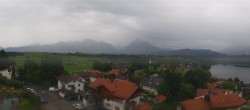 Archiv Foto Webcam Hopfensee - Blick Richtung Schloss Neuschwanstein 11:00