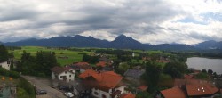 Archiv Foto Webcam Hopfensee - Blick Richtung Schloss Neuschwanstein 13:00