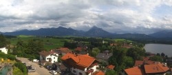 Archiv Foto Webcam Hopfensee - Blick Richtung Schloss Neuschwanstein 15:00