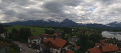 Archiv Foto Webcam Hopfensee - Blick Richtung Schloss Neuschwanstein 07:00