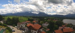 Archiv Foto Webcam Hopfensee - Blick Richtung Schloss Neuschwanstein 11:00