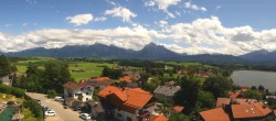 Archiv Foto Webcam Hopfensee - Blick Richtung Schloss Neuschwanstein 13:00