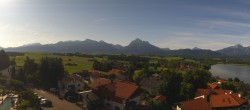 Archived image Webcam Hopfensee - View to Neuschwanstein Castle 07:00