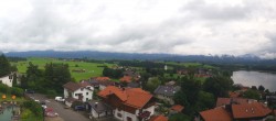Archiv Foto Webcam Hopfensee - Blick Richtung Schloss Neuschwanstein 13:00