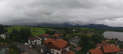 Archiv Foto Webcam Hopfensee - Blick Richtung Schloss Neuschwanstein 11:00
