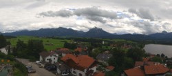 Archiv Foto Webcam Hopfensee - Blick Richtung Schloss Neuschwanstein 08:00