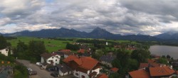 Archiv Foto Webcam Hopfensee - Blick Richtung Schloss Neuschwanstein 17:00