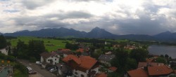 Archiv Foto Webcam Hopfensee - Blick Richtung Schloss Neuschwanstein 11:00