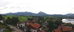 Archiv Foto Webcam Hopfensee - Blick Richtung Schloss Neuschwanstein 06:00
