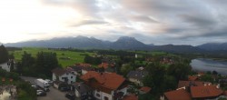 Archiv Foto Webcam Hopfensee - Blick Richtung Schloss Neuschwanstein 05:00