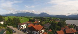 Archiv Foto Webcam Hopfensee - Blick Richtung Schloss Neuschwanstein 15:00