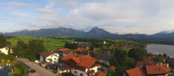 Archiv Foto Webcam Hopfensee - Blick Richtung Schloss Neuschwanstein 17:00
