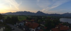 Archiv Foto Webcam Hopfensee - Blick Richtung Schloss Neuschwanstein 05:00