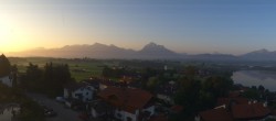 Archiv Foto Webcam Hopfensee - Blick Richtung Schloss Neuschwanstein 06:00