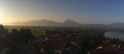Archiv Foto Webcam Hopfensee - Blick Richtung Schloss Neuschwanstein 07:00