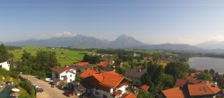 Archiv Foto Webcam Hopfensee - Blick Richtung Schloss Neuschwanstein 16:00