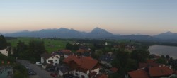 Archiv Foto Webcam Hopfensee - Blick Richtung Schloss Neuschwanstein 20:00