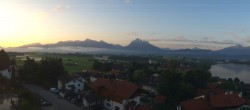 Archiv Foto Webcam Hopfensee - Blick Richtung Schloss Neuschwanstein 06:00