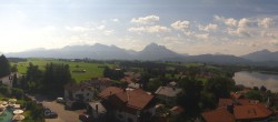 Archiv Foto Webcam Hopfensee - Blick Richtung Schloss Neuschwanstein 10:00