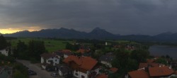Archiv Foto Webcam Hopfensee - Blick Richtung Schloss Neuschwanstein 06:00