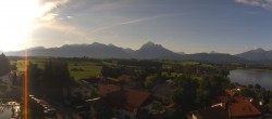 Archiv Foto Webcam Hopfensee - Blick Richtung Schloss Neuschwanstein 08:00