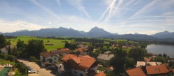 Archiv Foto Webcam Hopfensee - Blick Richtung Schloss Neuschwanstein 11:00