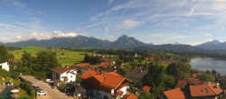 Archiv Foto Webcam Hopfensee - Blick Richtung Schloss Neuschwanstein 15:00