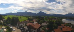 Archiv Foto Webcam Hopfensee - Blick Richtung Schloss Neuschwanstein 09:00