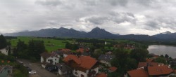 Archiv Foto Webcam Hopfensee - Blick Richtung Schloss Neuschwanstein 08:00